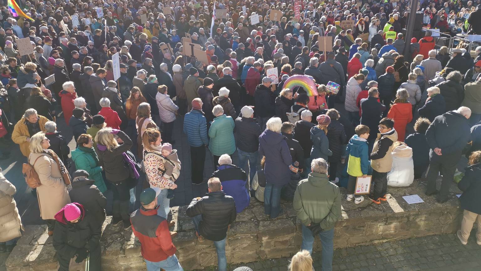 Demo gegen Rechts: In Rheinbach kamen 4000 Teilnehmer zusammen. Die Organisatoren waren überwältigt von der Resonanz
