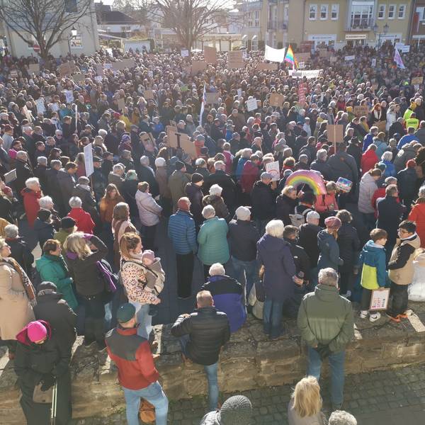 Demo gegen Rechts: In Rheinbach kamen 4000 Teilnehmer zusammen. Die Organisatoren waren überwältigt von der Resonanz