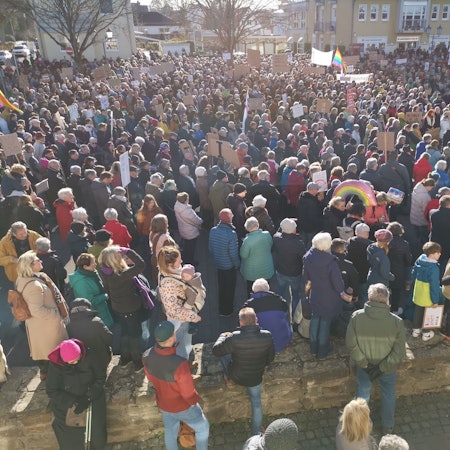 Demo gegen Rechts: In Rheinbach kamen 4000 Teilnehmer zusammen. Die Organisatoren waren überwältigt von der Resonanz