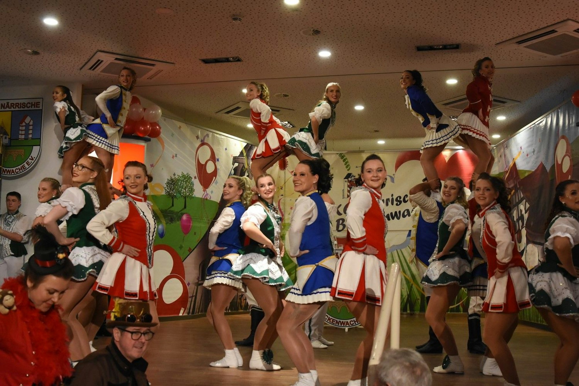Tanzgarden auf der Bühne
