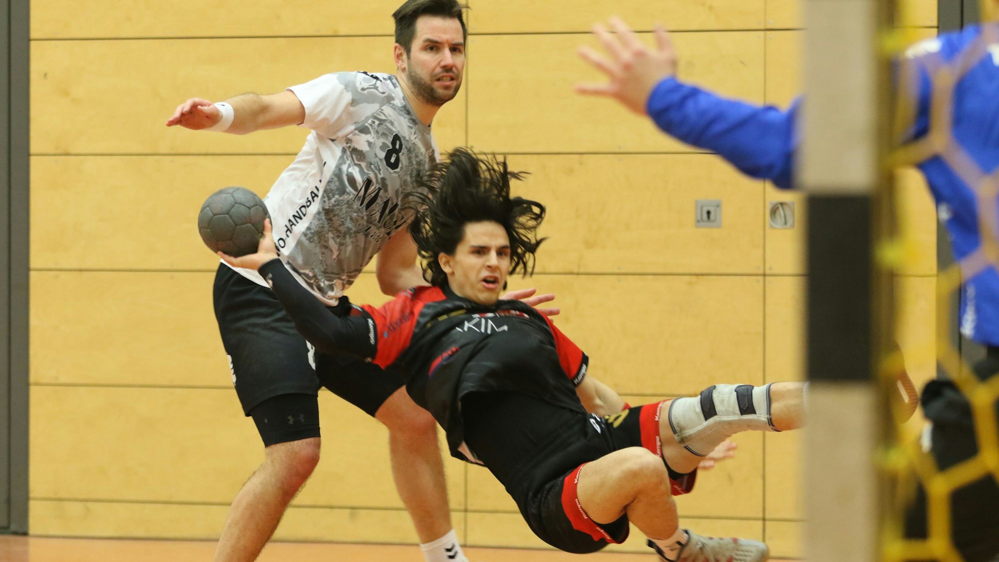 Das Bild zeigt Palmersheims Grevelding beim Wurf.