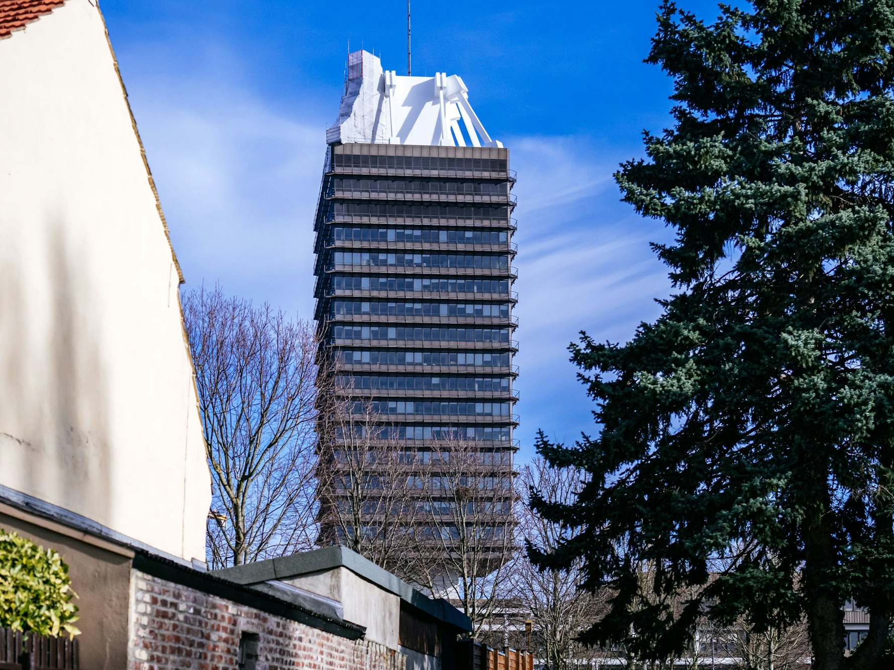 Das Funkhaus des Deutschlandradios in Raderthal.