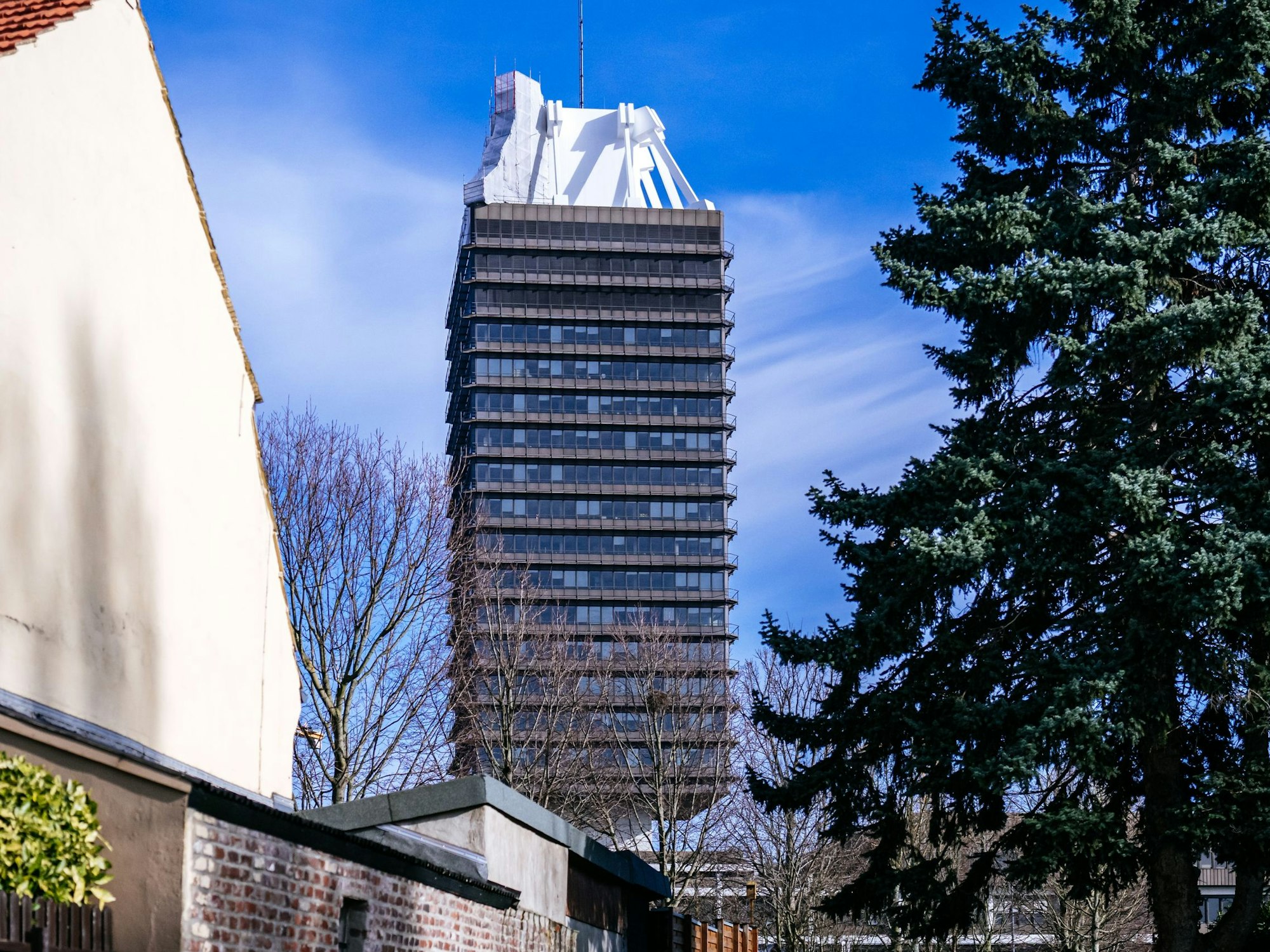 Das Funkhaus des Deutschlandradios in Raderthal.
