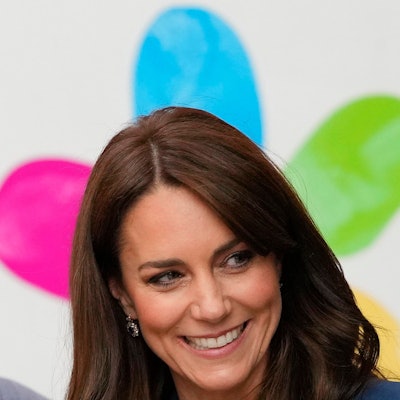 London: Die britische Prinzessin Kate lächelt nach einem Besuch im St.-Thomas-Krankenhaus.