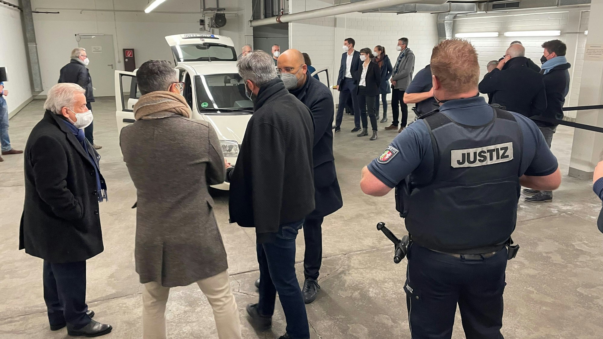 Ortstermin Tiefgarage Landgericht