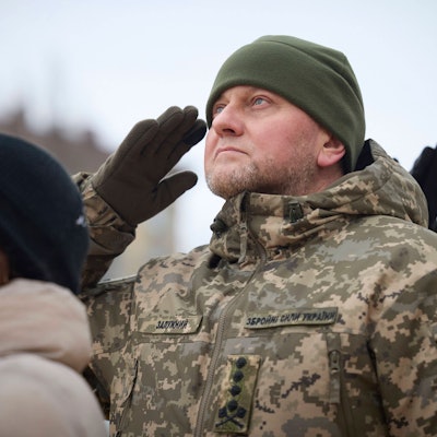 Walerij Saluschnyj ist seit 2021 der Oberbefehlshaber der ukrainischen Armee und in der Bevölkerung überaus beliebt.