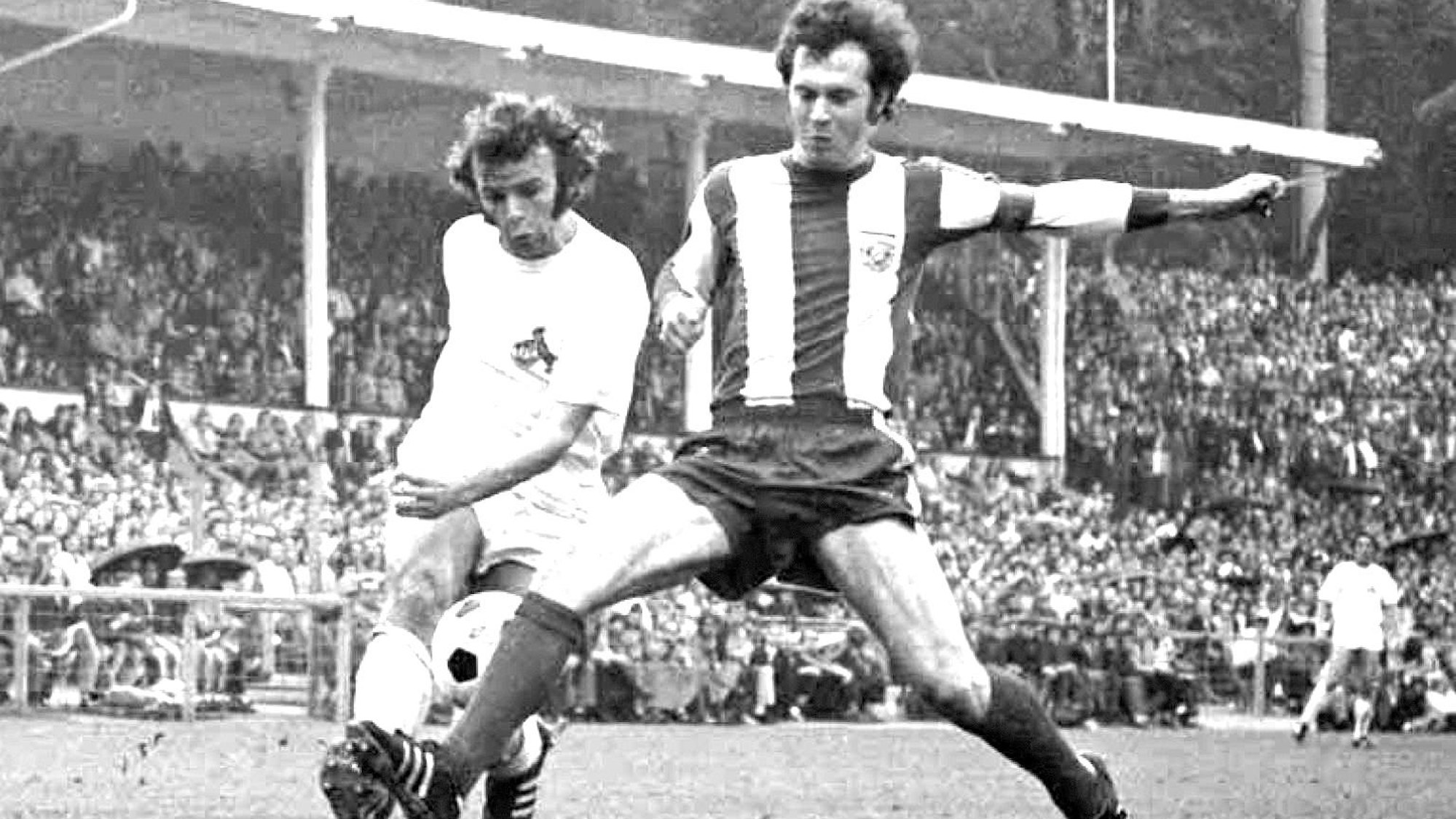 Heinz Simmet und Franz Beckenbauer