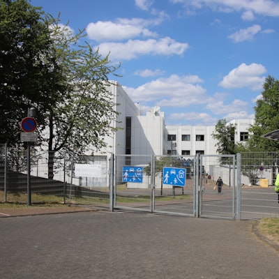 Die Zentrale Unterkunftseinrichtung (ZUE) in Sankt Augustin.