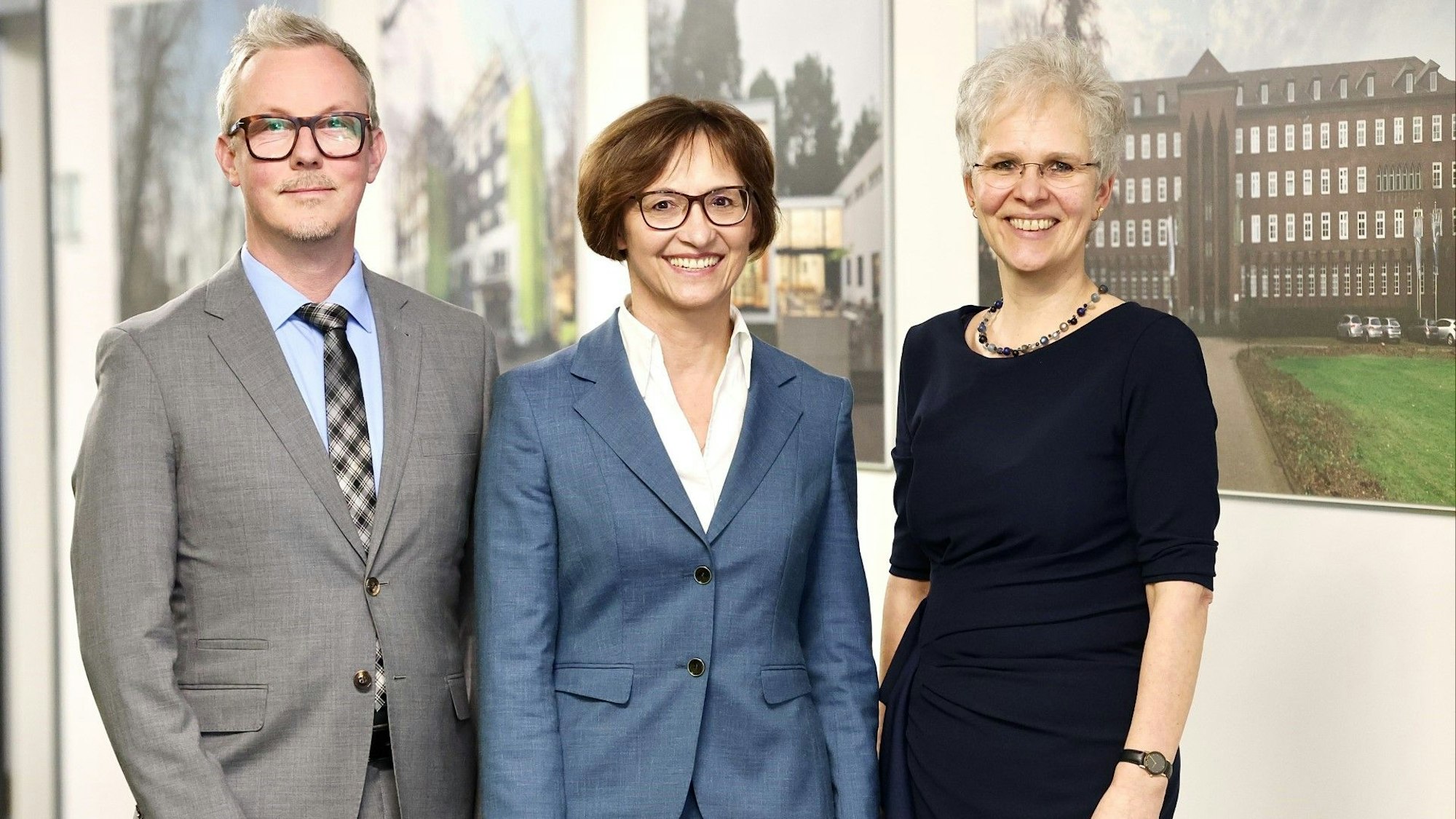 Neues Rektorat Katho: Prof. Dr. Michael Isfort, Prof.in Dr.in Barbara Schermaier-Stöckl, Prof.in Dr.in Barbara Ortland (v.l.)