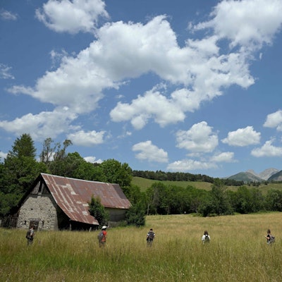 Freiwillige nehmen in dem südfranzösischen Alpendorf Le Vernet an einer Suchaktion nach dem zweieinhalbjährigen Emile teil. +++ dpa-Bildfunk +++
