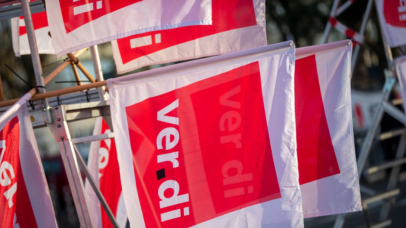 Fahnen von Verdi (Symbolbild)