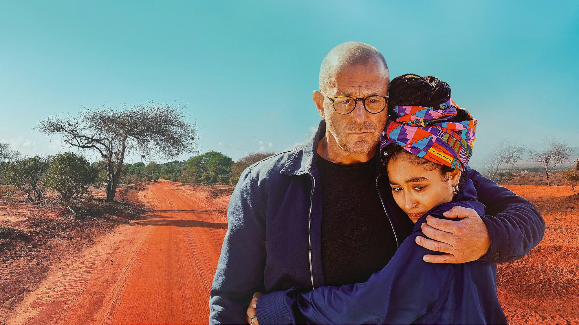 Moritz Wagner (Heino Ferch) und seine Tochter Aluna (Samirah Breuer)