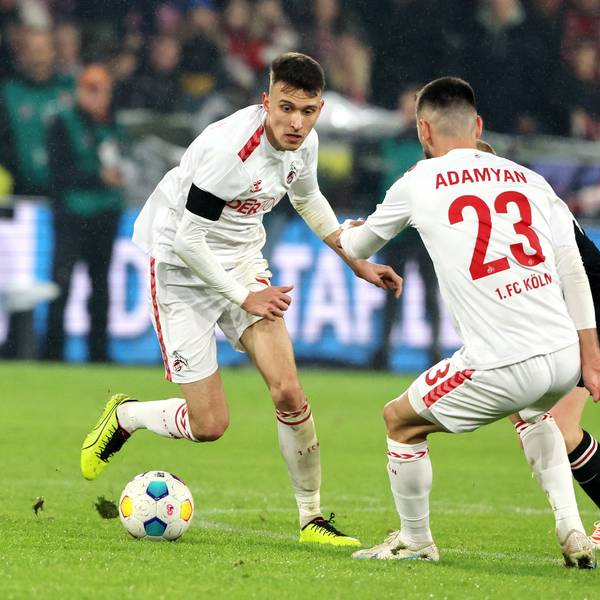 1.FC Köln vs. Eintracht Frankfurt, 20. Spieltag, 03.02.2024, 18.30 Uhr, links: Dejan Ljubicic (1. FC Köln), Bild: Herbert Bucco