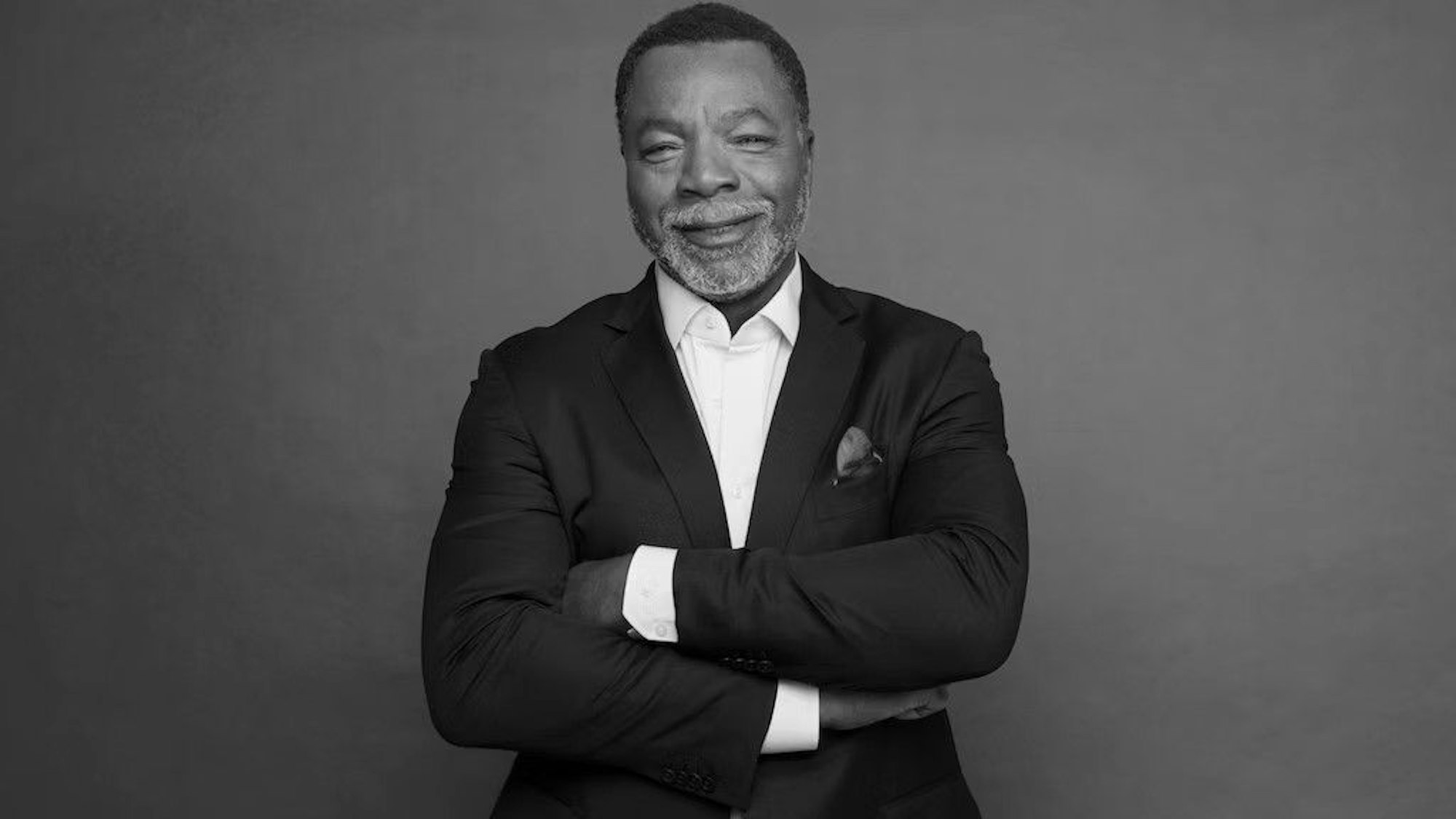 Porträt des Schauspielers Carl Weathers.