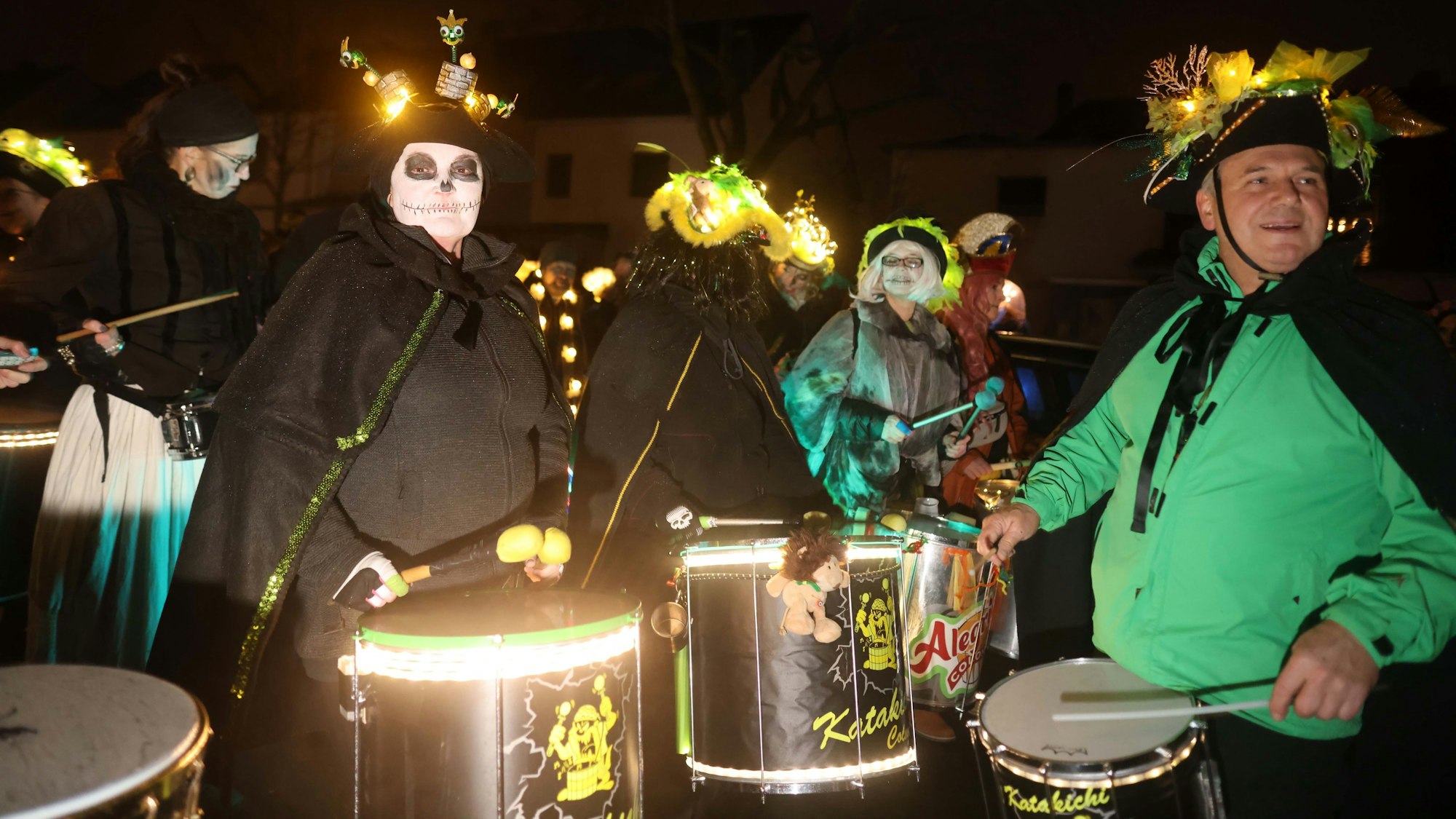 Laute Geister in der Nacht.