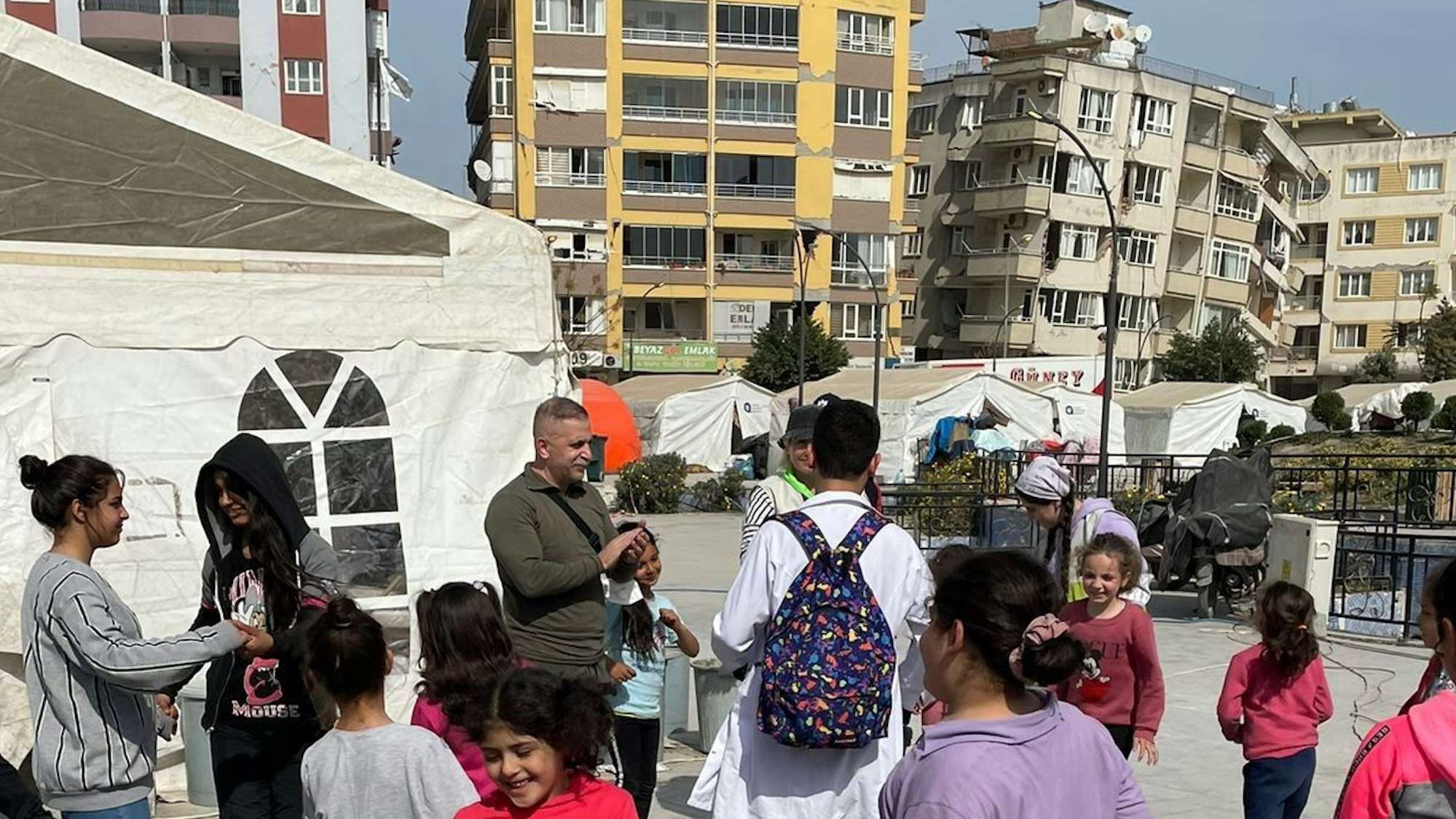 Bünyamin Köksoy in Hatay kurz nach dem Erdbeben.