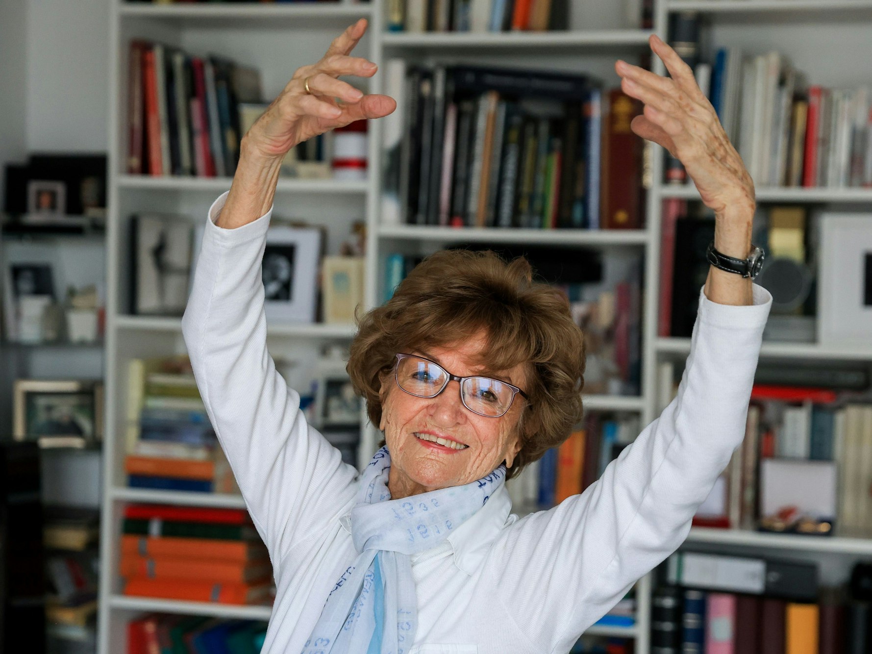 Porträt der Kölner Choreographin Biggi Fahnenschreiber.