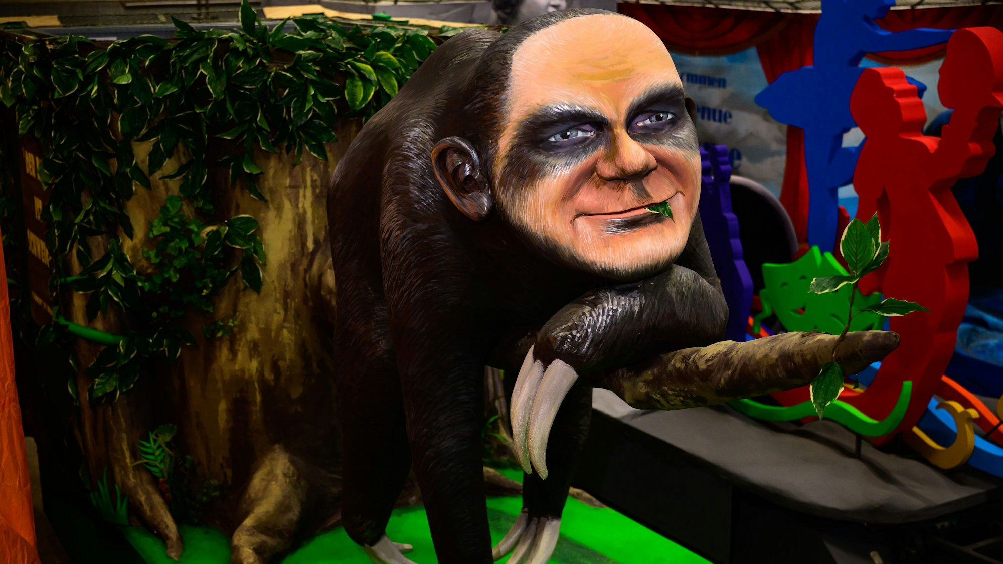 Faultier Olaf Scholz.