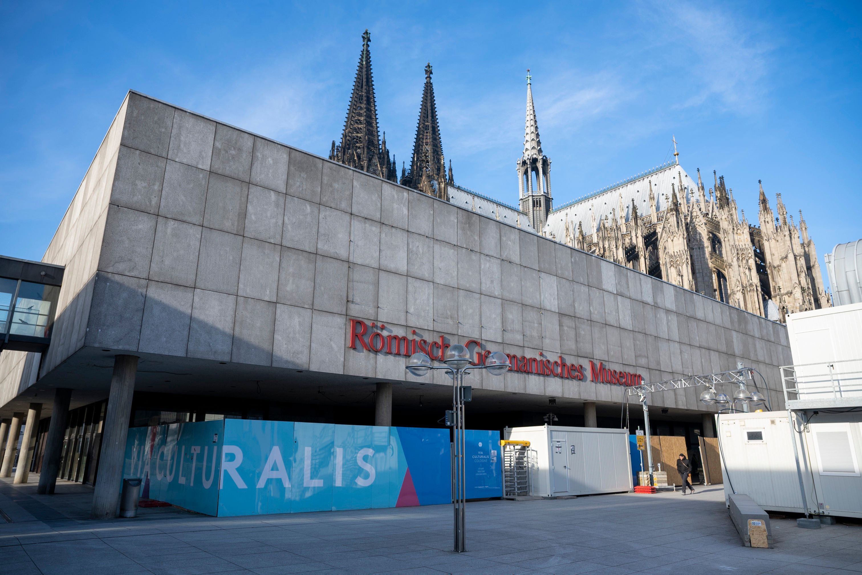 Die Stadt Köln saniert das Römisch-Germanische Museum (Bild vom Januar 2024). Das dauert länger als geplant.