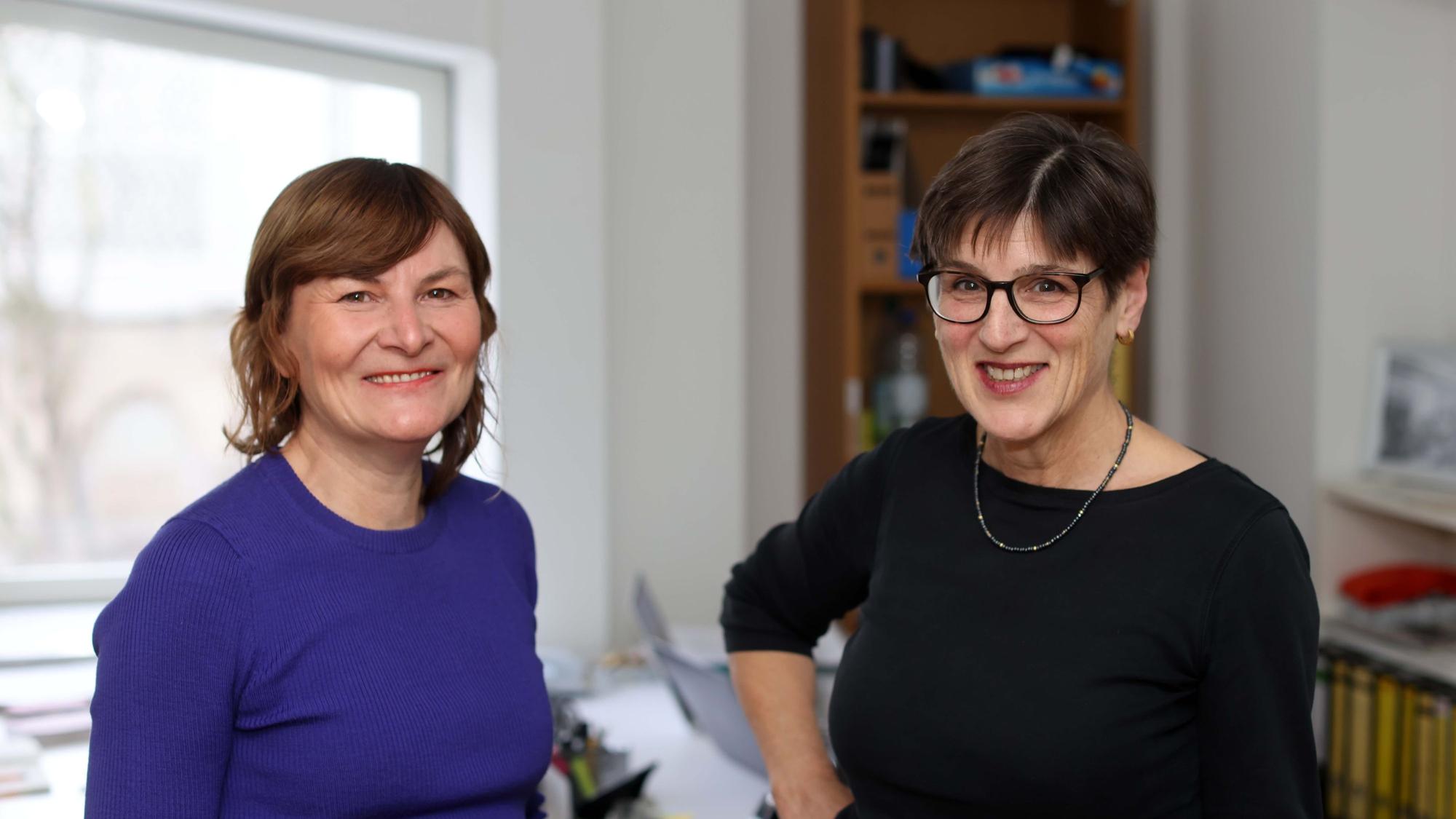 Stefanie Wüster-Bludau (l.) und Marion Kranen von „Köln im Film“.