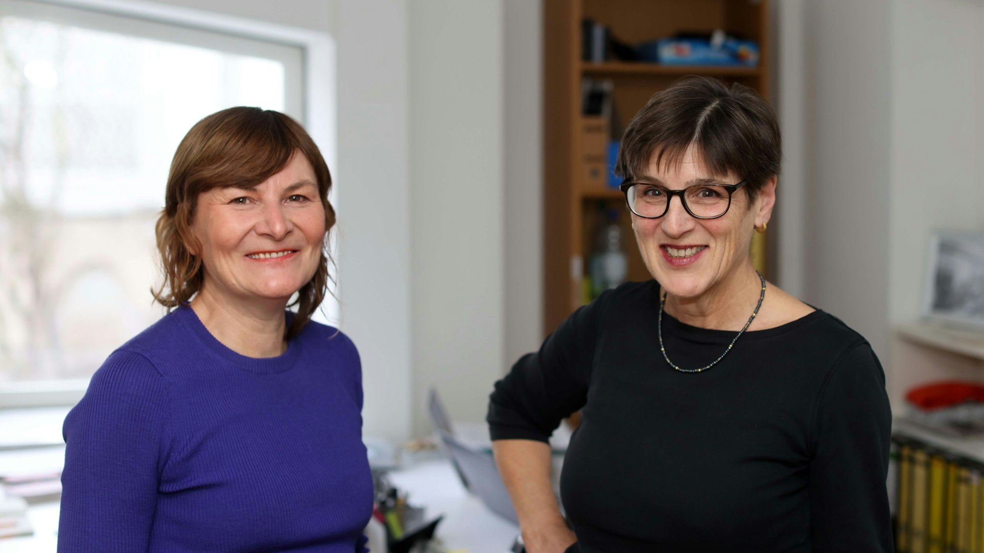 Stefanie Wüster-Bludau (l.) und Marion Kranen von „Köln im Film“.