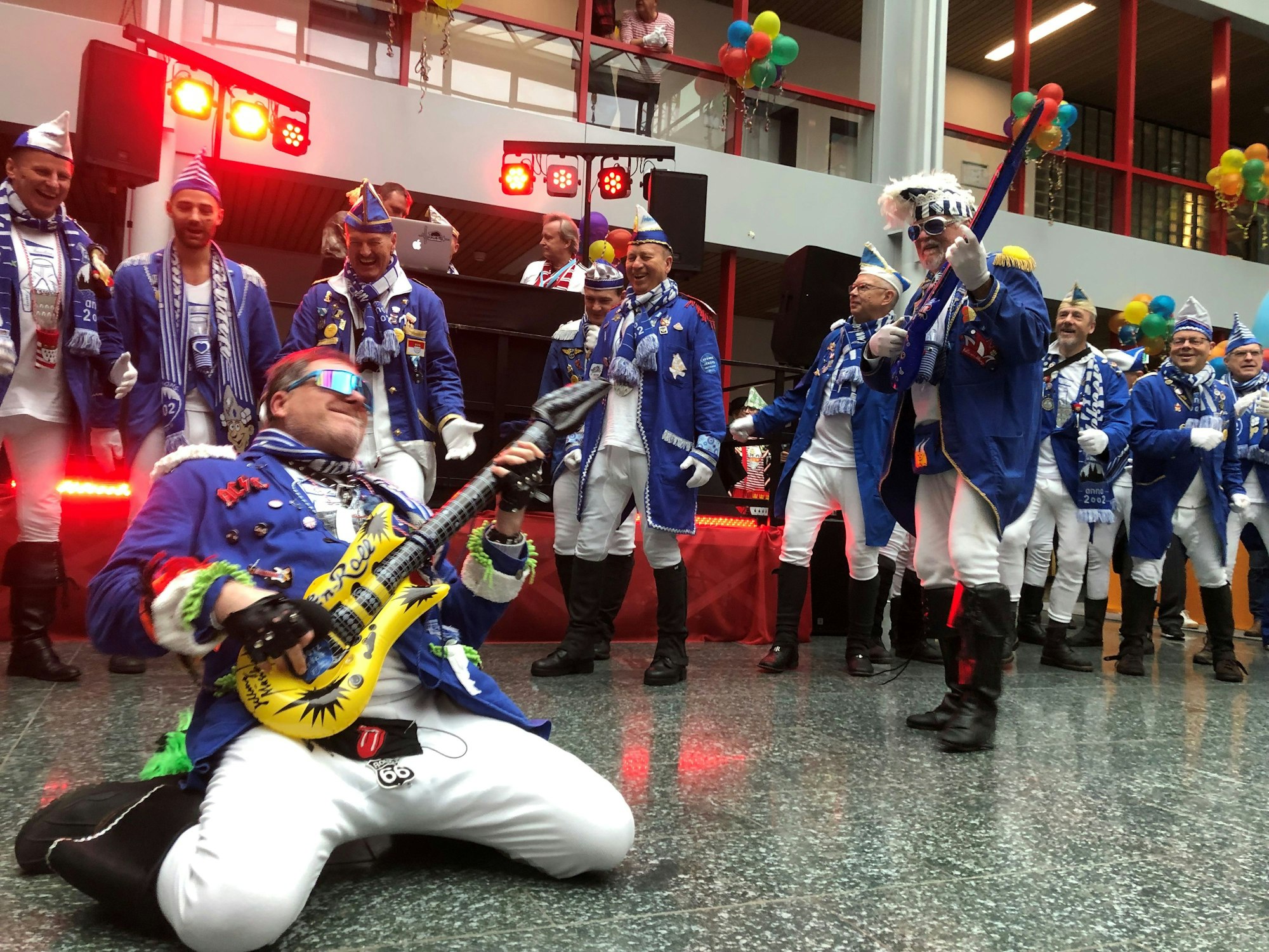 Die Funken Feinripp zu Gast im Rathaus