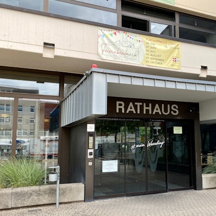 Das Rathaus in Wesseling.