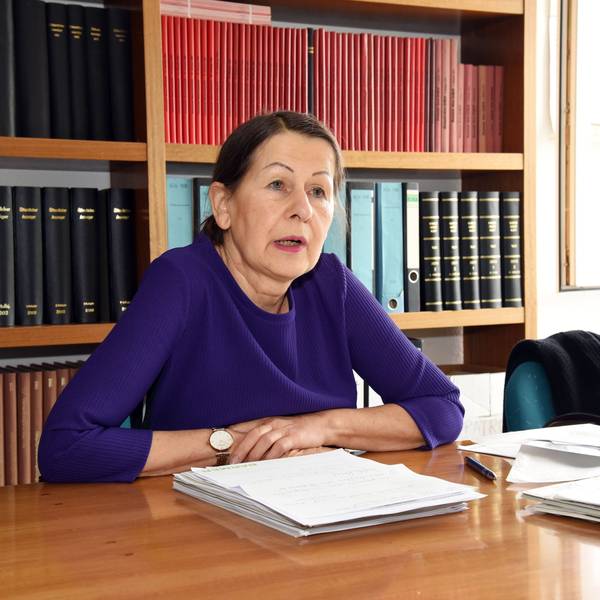 Ingrid Grabandt-Lahr im Bergneustädter Rathaus