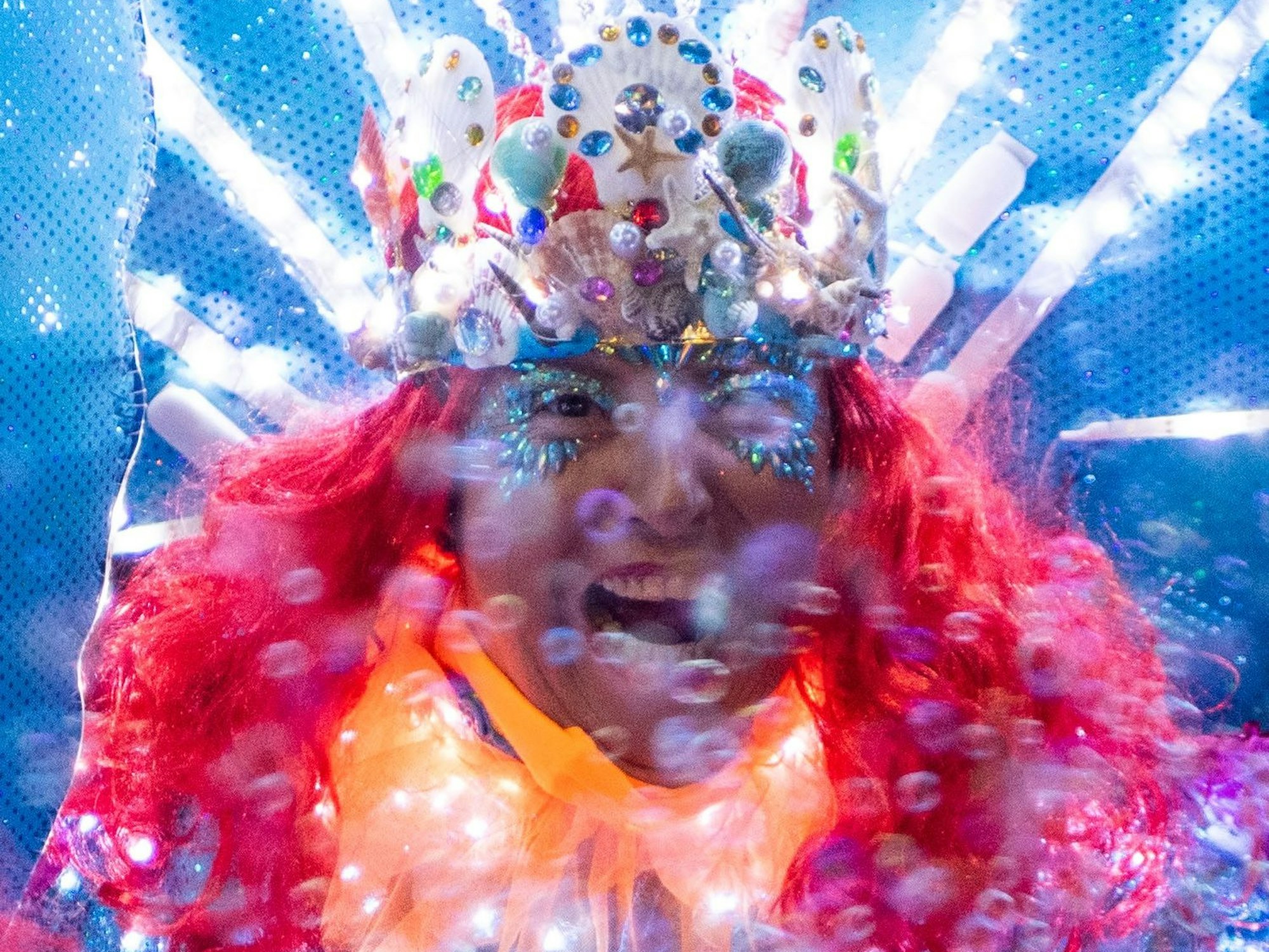 Die Meerjungfrauen der KG Feytaler Jecken aus Eiserfey waren der ultimative Blickfang.