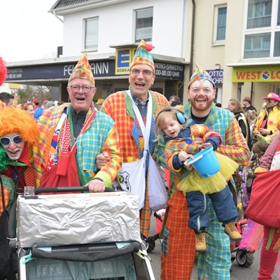 Die Schlossstadtclowns freuten sich über den großen Andrang.