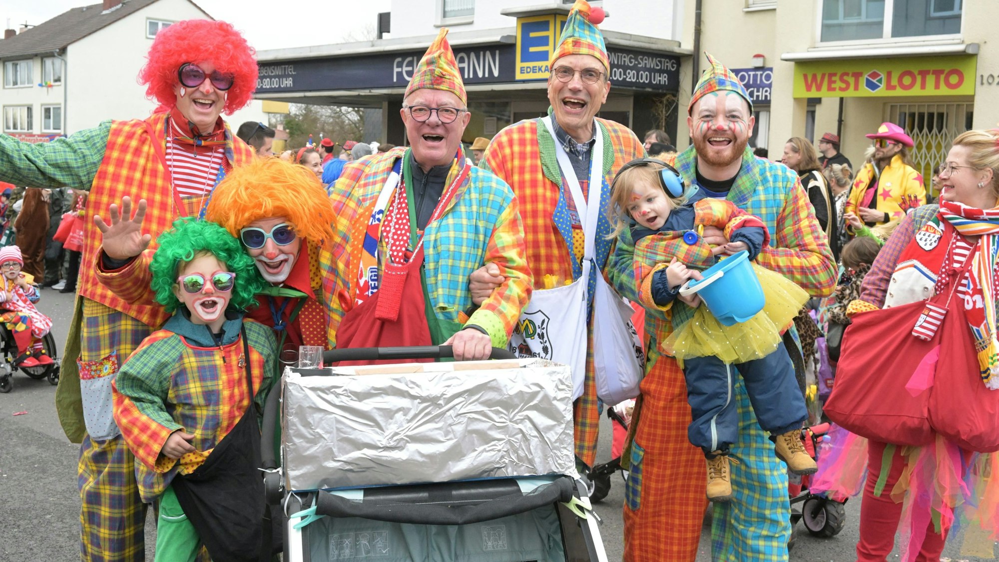 Die Schlossstadtclowns freuten sich über den großen Andrang.