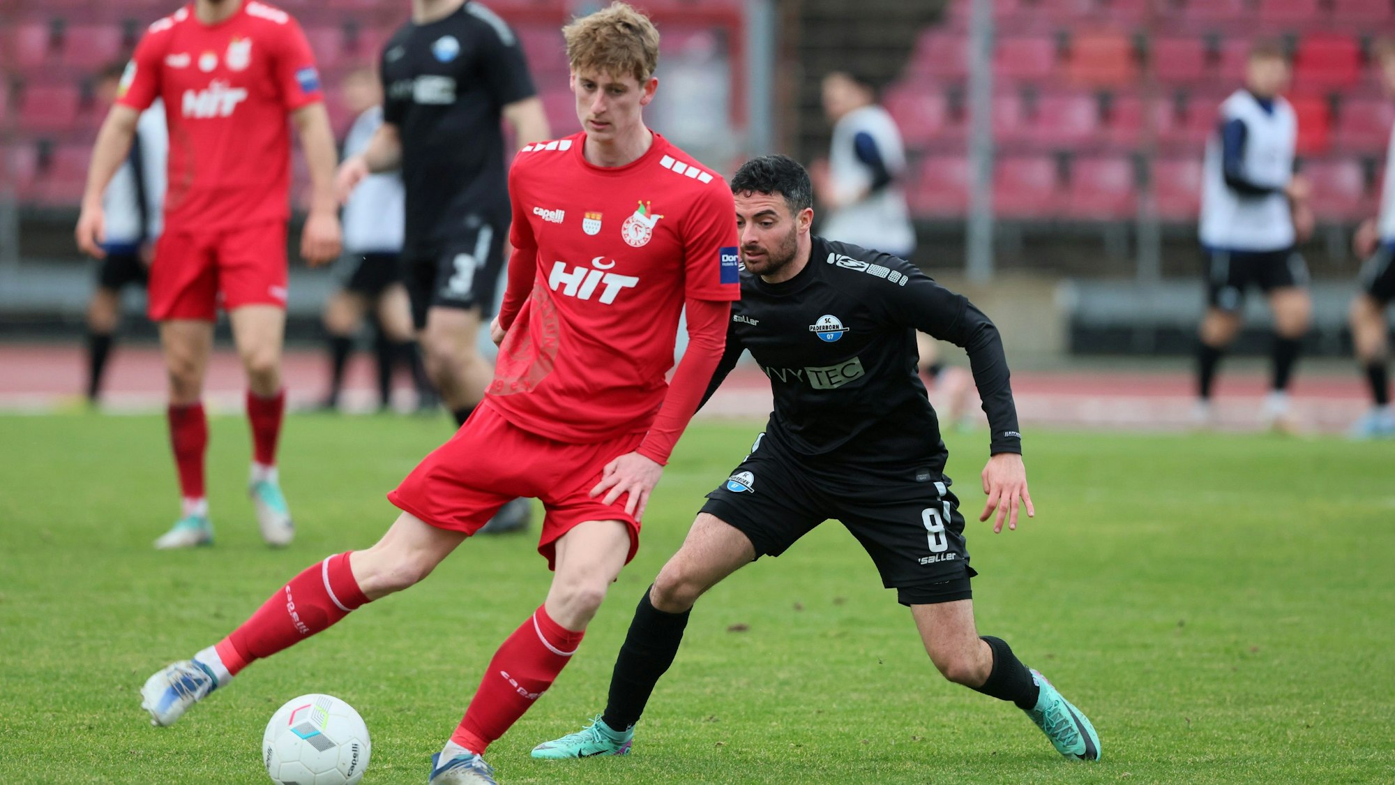 SC Fortuna Köln vs. SC Paderborn II, 4.Liga,
Matthias Mink (Fortuna), 04.02.2024, Bild: Herbert Bucco
