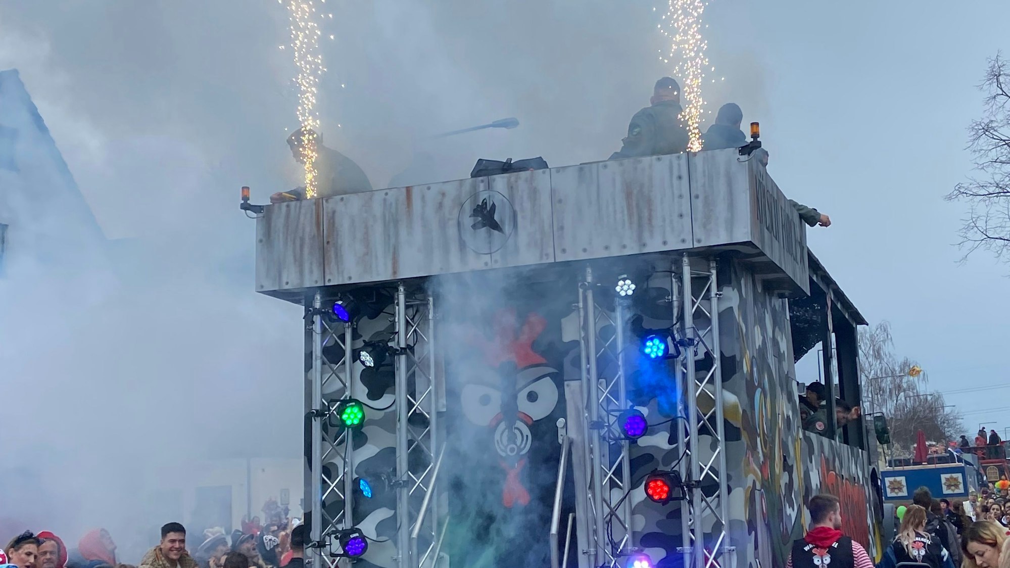 50 Gruppen zogen beim Veedelszug in Wahn mit.