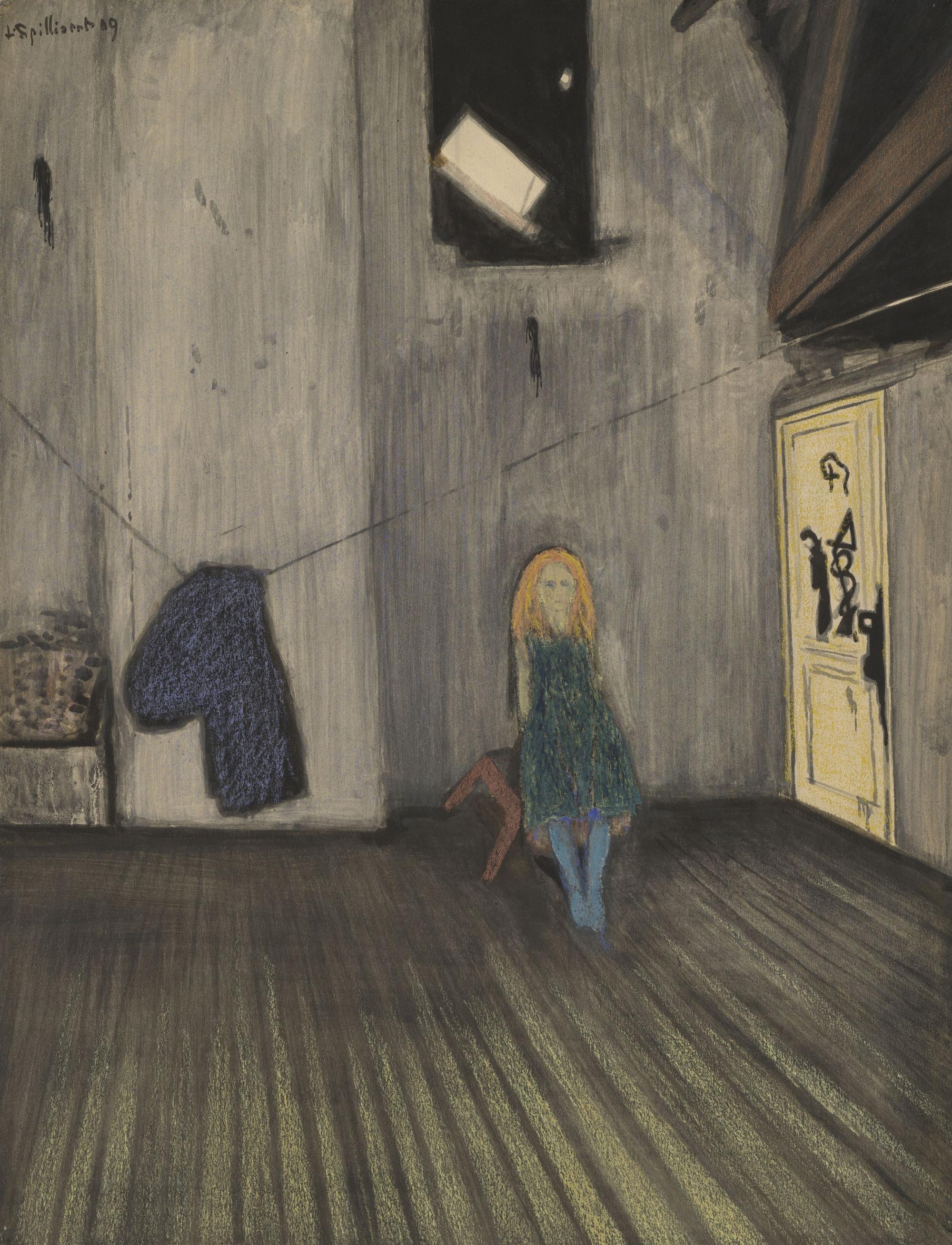 Louis Spilliaert Alleen (Alleine) 1909