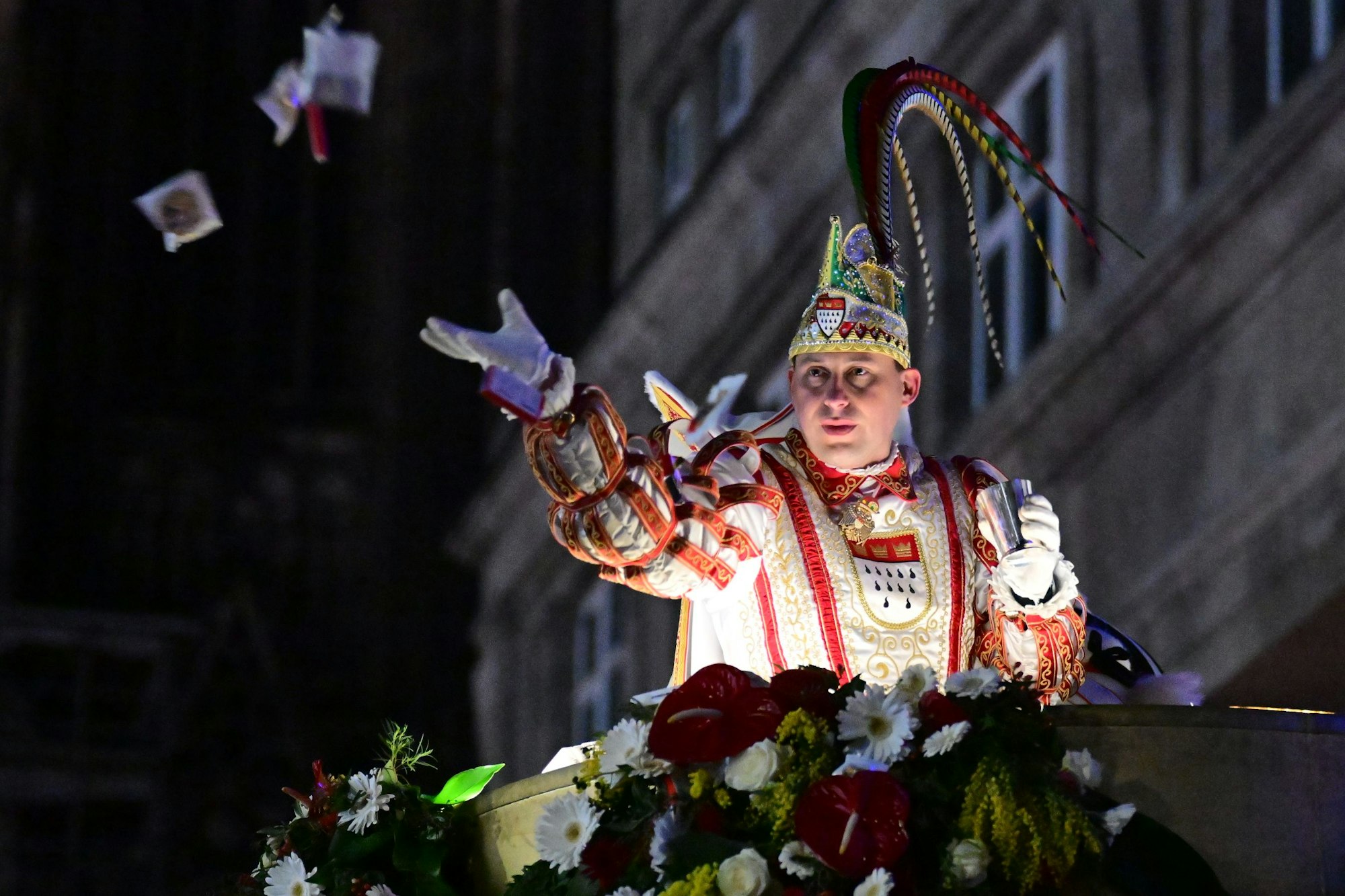 Prinz Sascha I. kam erst gegen 19 Uhr am Ziel an.