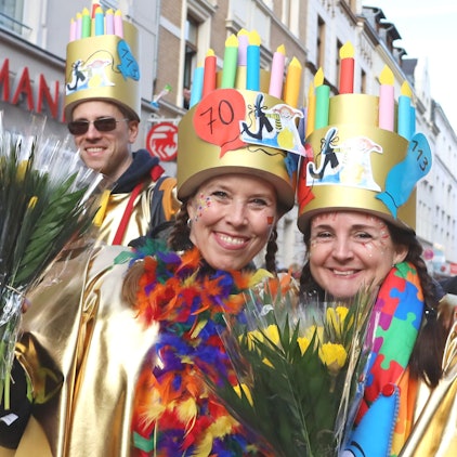 Einer der größten Veedelszüge in Köln: der Veedelszug am Dienstag in Ehrenfeld