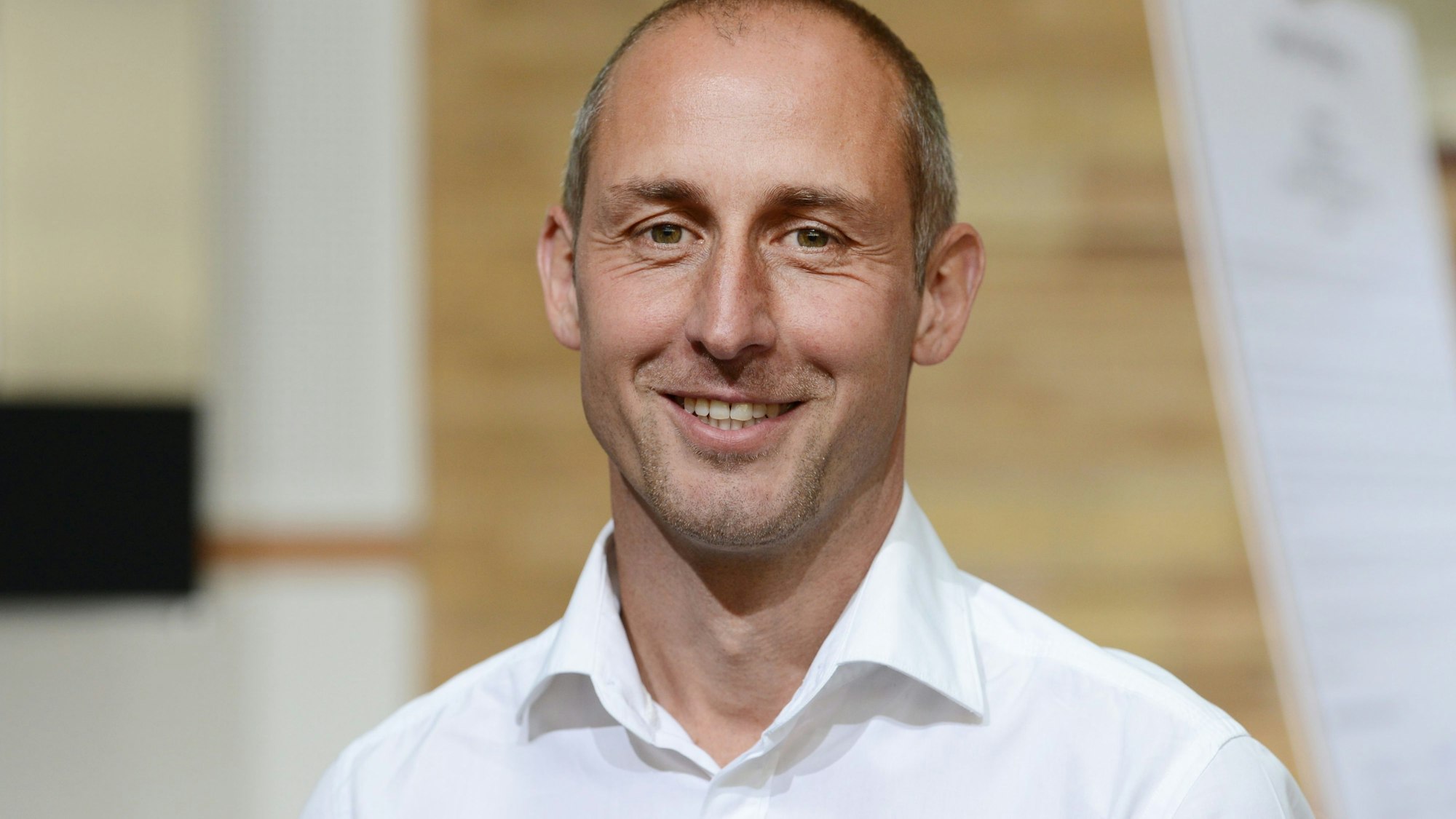 Der ehemalige deutsche Fußballspieler Marcus Urban bei einem Pressetermin zur Berliner Erklärung "Gemeinsam gegen Homophobie.