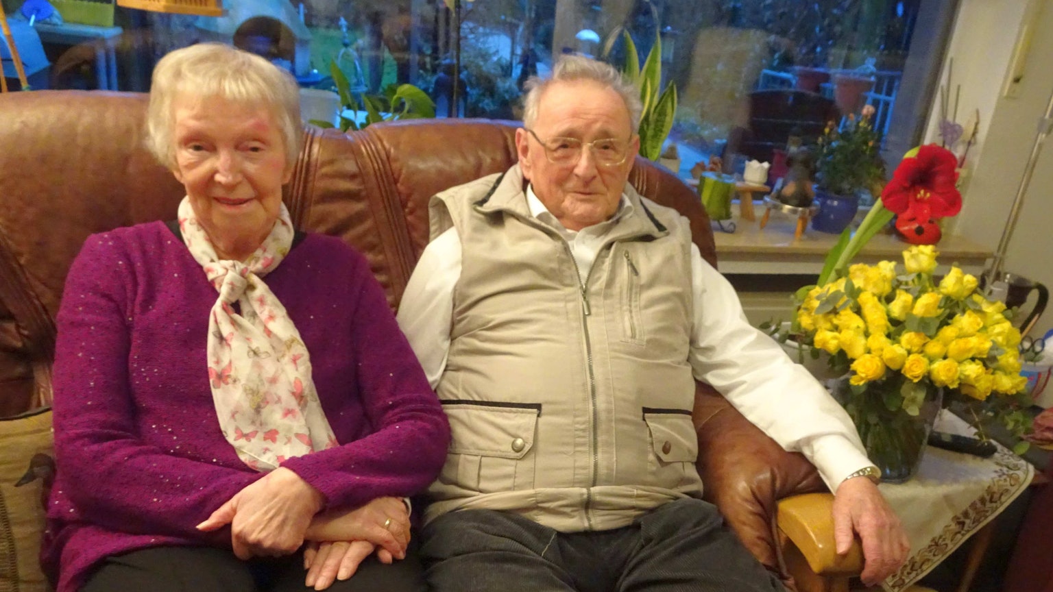 Die Meckenheimer Gertrud und Wilfried Lütke feierten im Februar 2024 ihre eiserne Hochzeit.