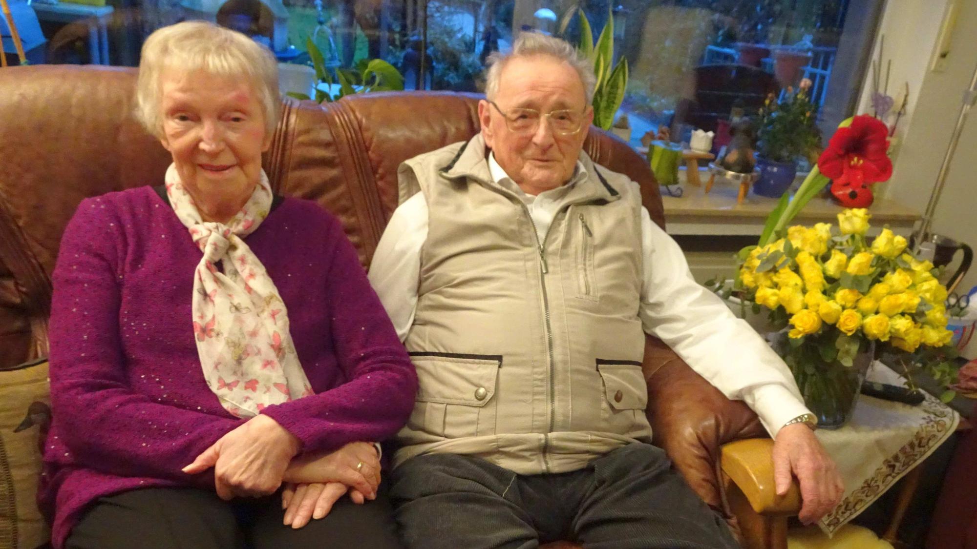 Die Meckenheimer Gertrud und Wilfried Lütke feierten im Februar 2024 ihre eiserne Hochzeit.