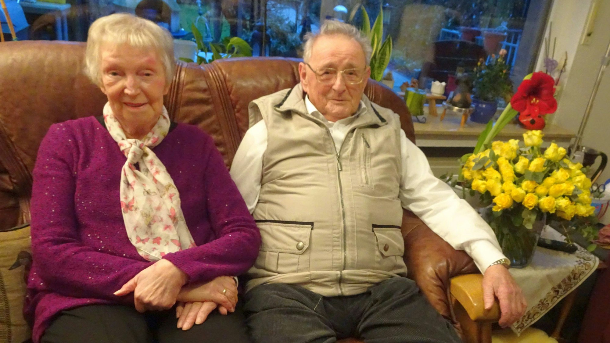 Die Meckenheimer Gertrud und Wilfried Lütke feierten im Februar 2024 ihre eiserne Hochzeit.
