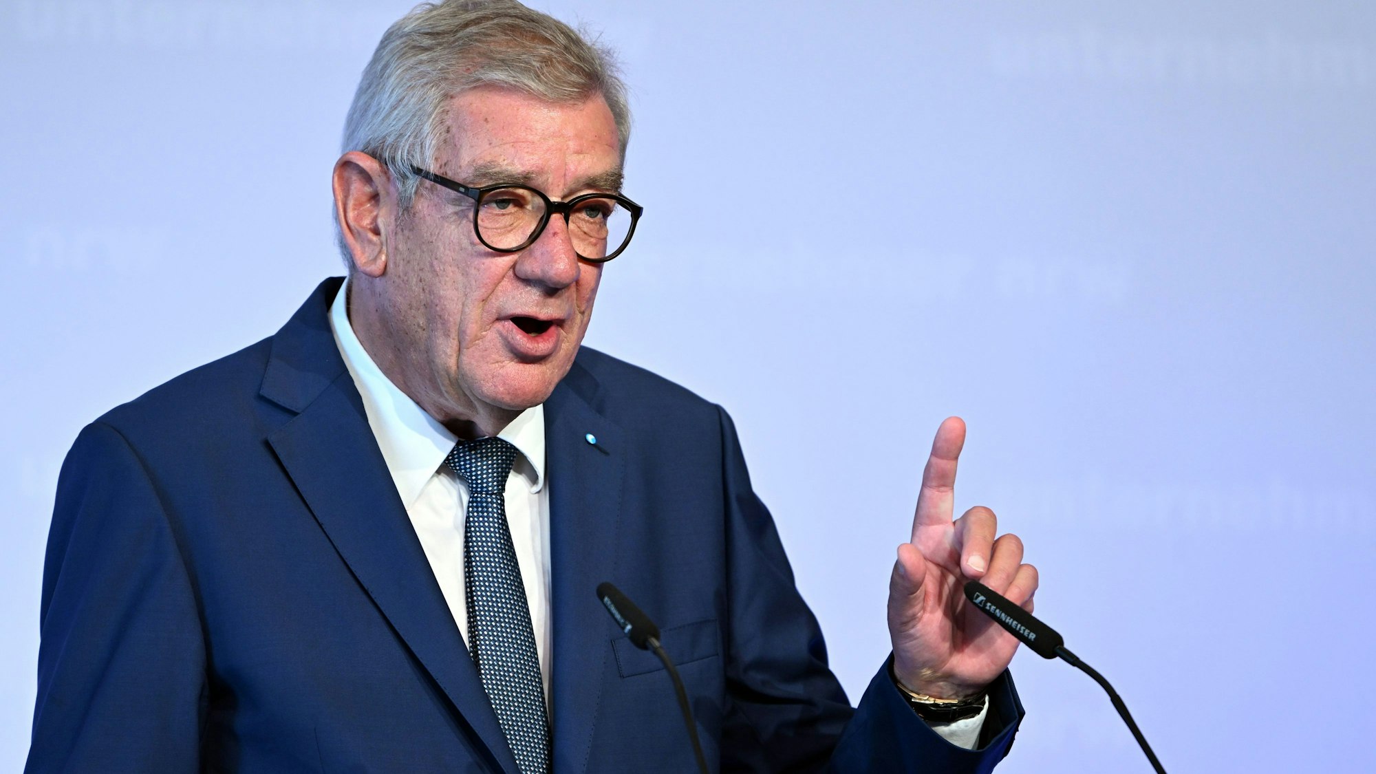 Arndt Kirchhoff, Präsident der Landesvereinigung der Unternehmensverbände Nordrhein-Westfalen, spricht beim Unternehmertag Nordrhein-Westfalen.