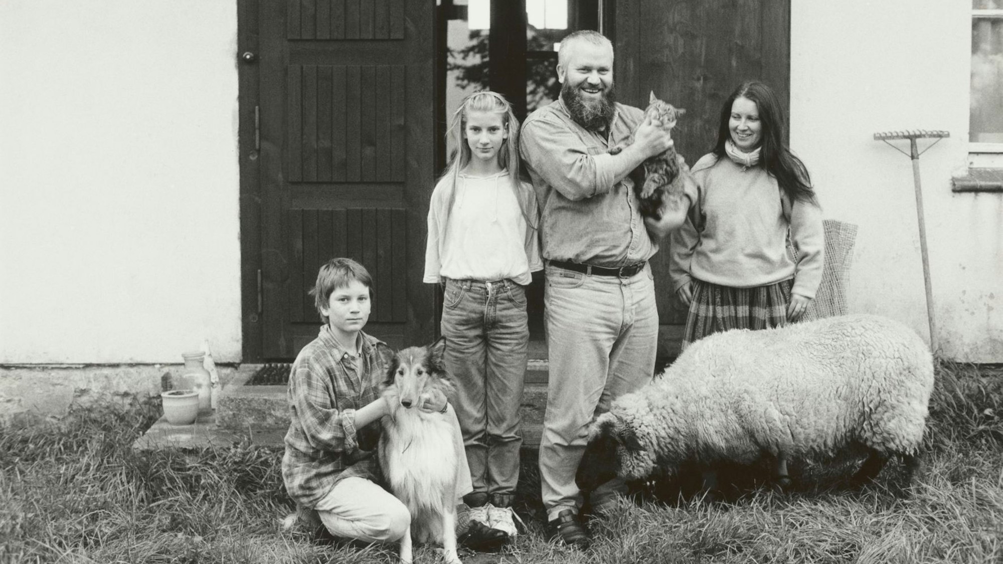 Glückliches Landleben: Christian Borchert fotografiert Familie A.