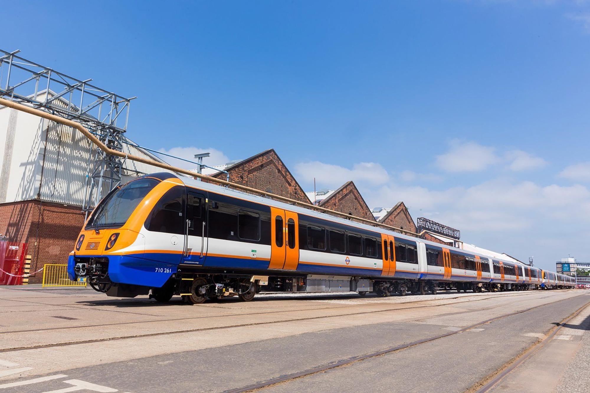 Eine Londoner S-Bahn