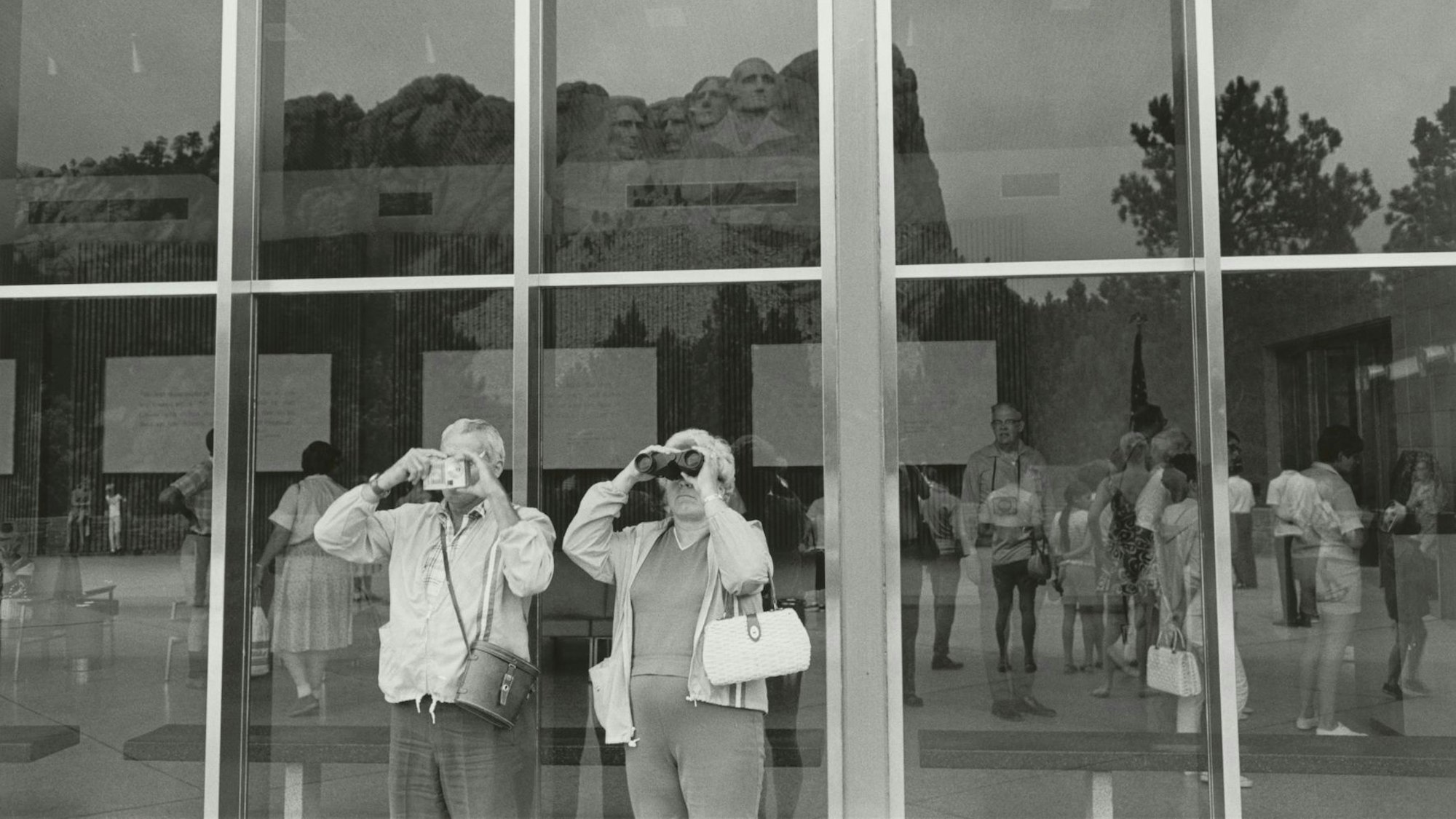 Was für eine Aussicht: Blick auf Mount Rushmore, eine Aufnahme von Lee Friedlander.
