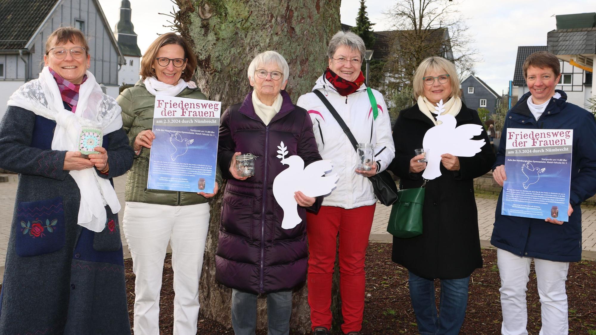 Friedensweg der Frauen, Gruppenfoto der Organisatorinnen.