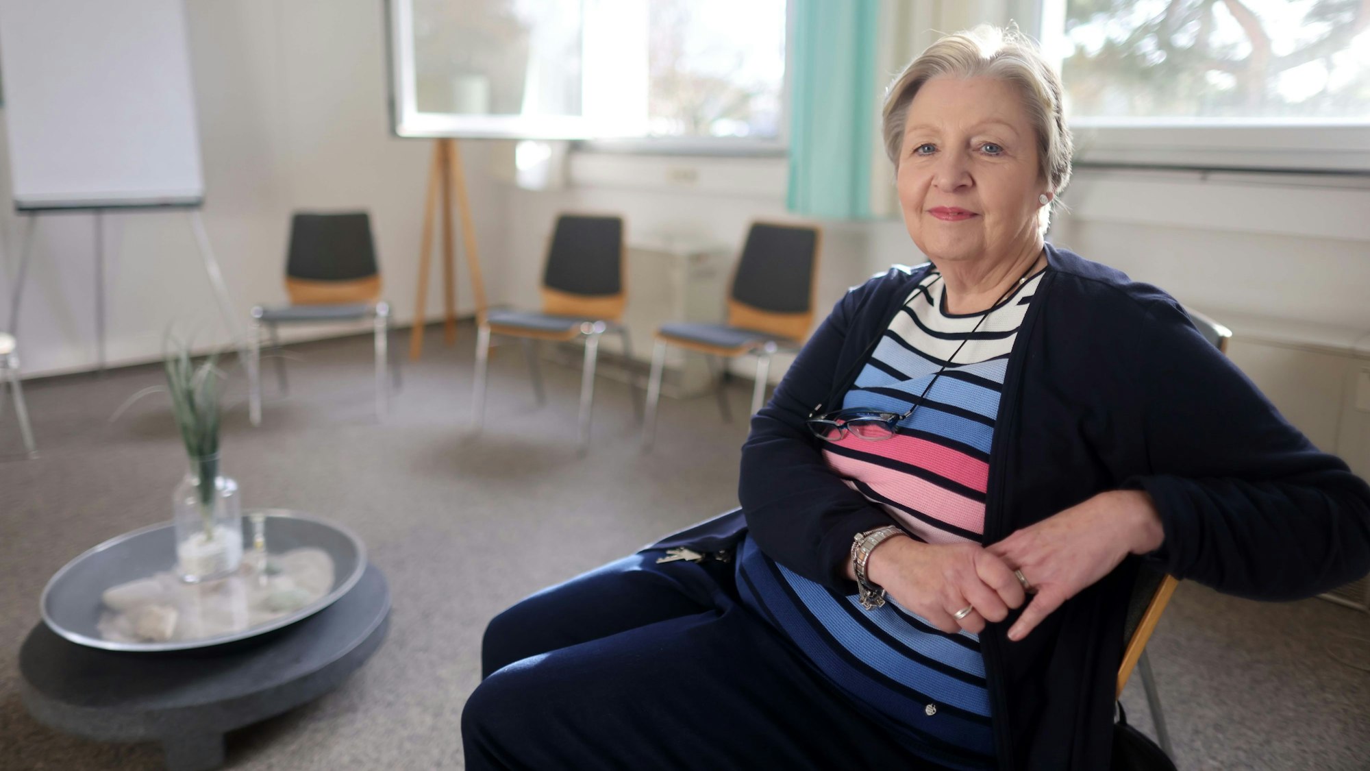 Köln, RSK, Imgrund-Interview mit Annegret Bünnagel vom Blauen Kreuz