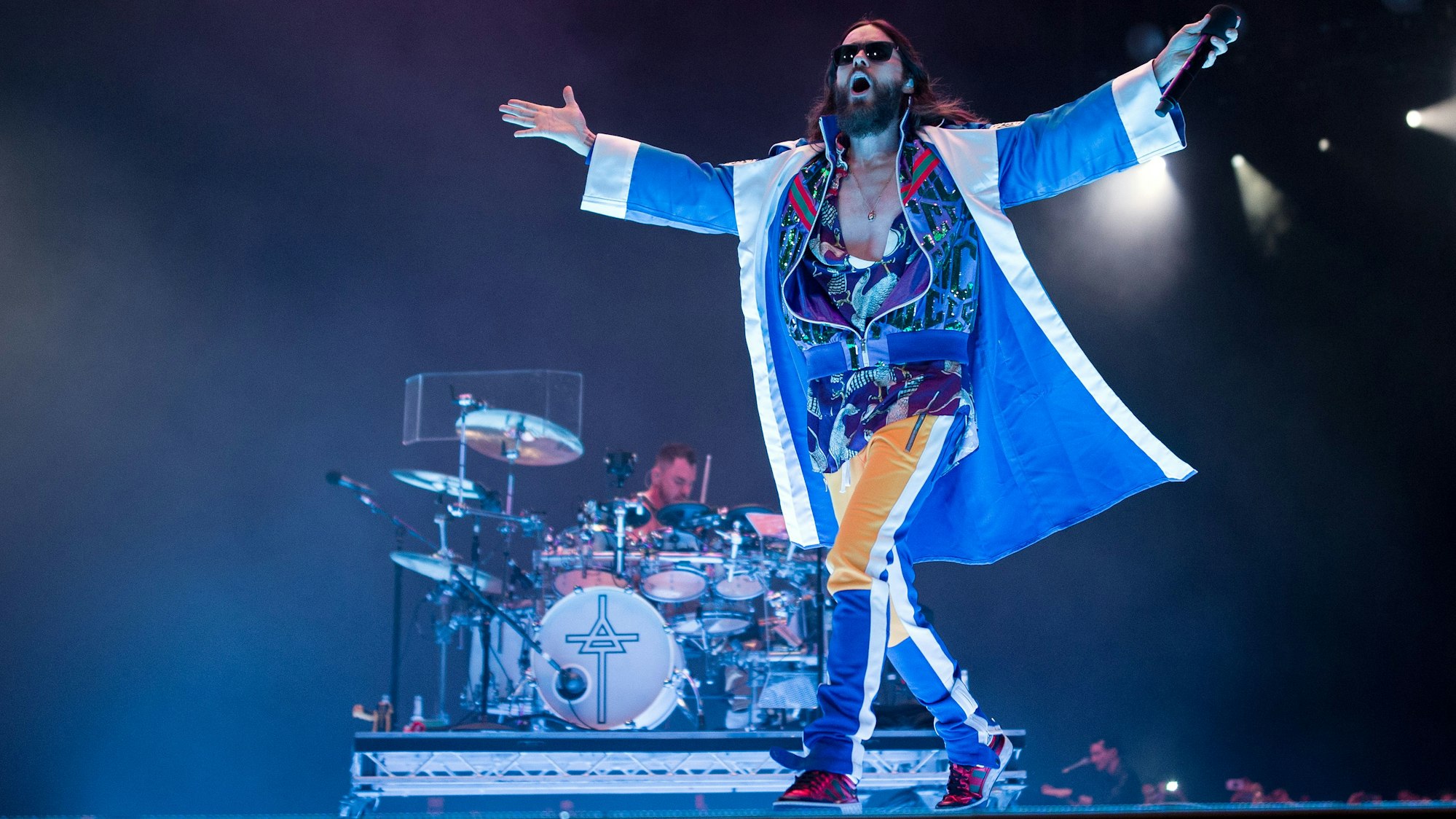 Sänger und Schauspieler Jared Leto in der Wiener Stadthalle