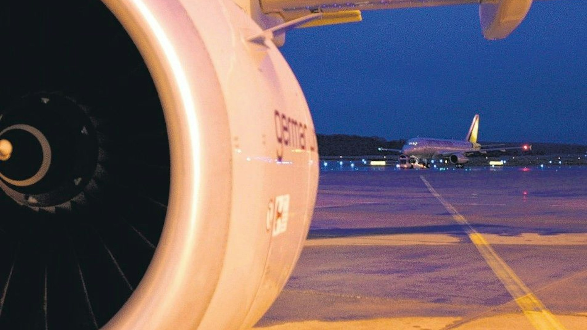 Auch Sankt Augustin ist von nächtlichem Fluglärm betroffen. Hier ein Blick auf den Flughafen Köln-Bonn.