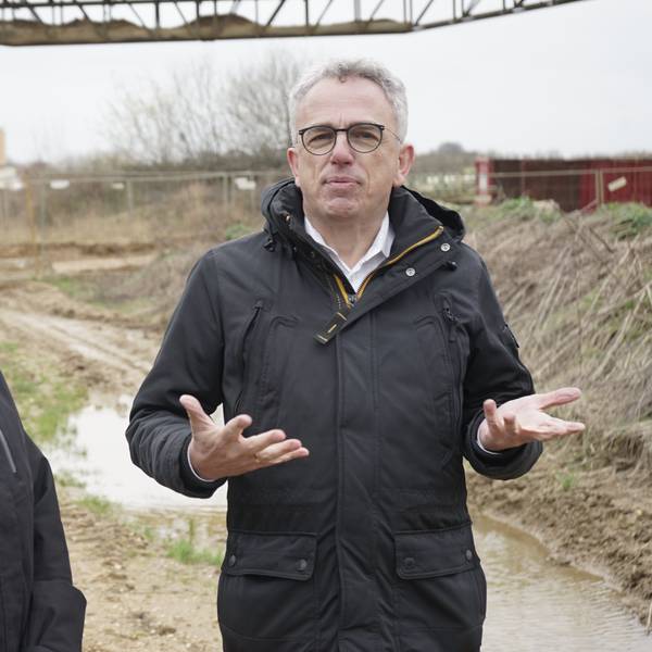 Grünen-Landtagsabgeordnete Antje Grothus und Volkhart Wille.