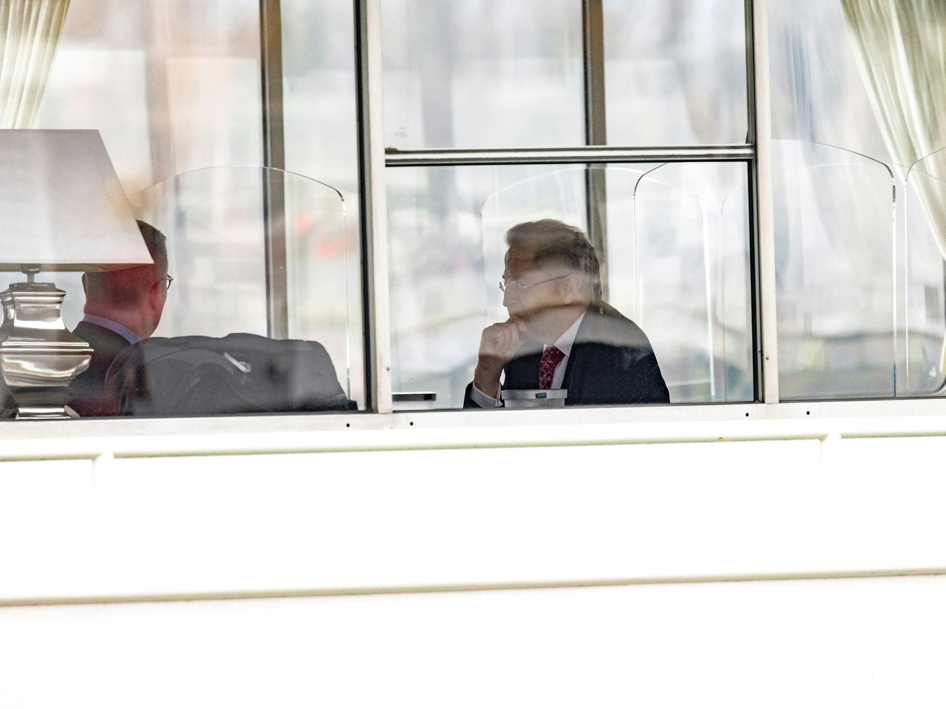 Der frühere Verfassungsschutzpräsident Hans-Georg Maaßen an Bord des Ausflugsschiffs Godesia.